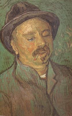 Vincent Van Gogh Portrait of a One-Eyed Man (nn04). oil painting picture